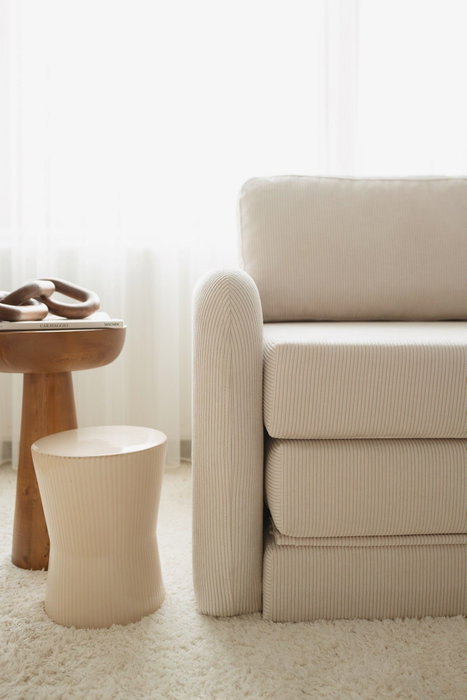 Atelier Del Sofa Nest - White Sofá-Cama de 1 Plaza